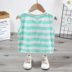 Boy mỏng bé không tay T-shirt 2020 mới trẻ em vừa và nhỏ 1-3 bông phim hoạt hình áo khoác vest Hàn Quốc phiên bản của thủy triều. 