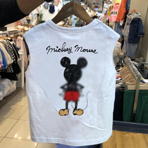 Girls sleeveless jacket summer Korean version of mouse print childrens horse clip vest male clothing 2021 New Tide
