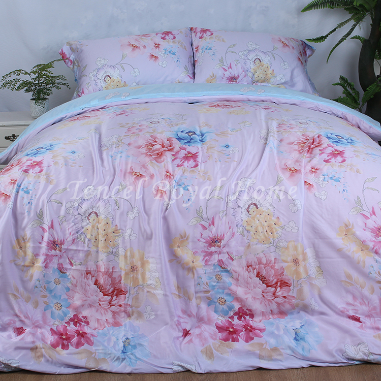 Phong cách châu âu tinh khiết 60 celestial quilt cover Lysell Tencel mượt cảm ứng mềm duy nhất quilt đơn bìa