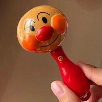 Anpanman rattle sand hammer newborn baby rattle grasp training soothing early education toy 0-6 months follow up