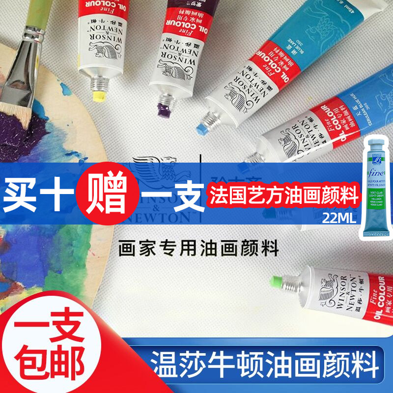 Windsor Newton Oil paint tool material set 45 170ml Oil paint 55 colors single oil paint colors