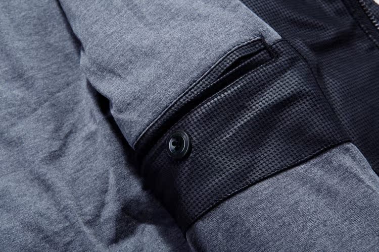 K3. Bird thương hiệu áo khoác nam mùa đông Áo khoác ấm áp và chống gió màu đen dành cho doanh nhân áo khoác hoodie nam