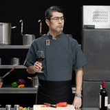 Шеф -повар отеля для мужчин для мужчин с длинным и коротким рукава