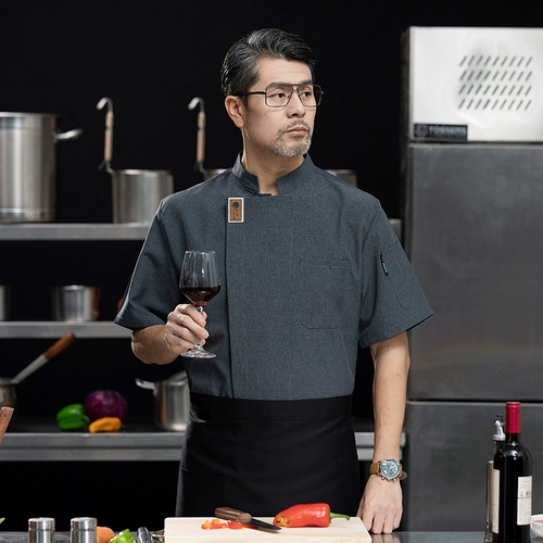 Шеф -повар отеля для мужчин для мужчин с длинным и коротким рукава