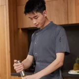 Кейтеринговый шеф-повар Рабочая одежда для мужской воздухопроницаемой сети с коротки