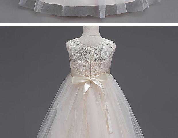 Cô gái ăn mặc váy dài váy catwalk piano trang phục mùa hè phồng váy trẻ em lớn trẻ em công chúa váy bộ đồ bé trai cao cấp