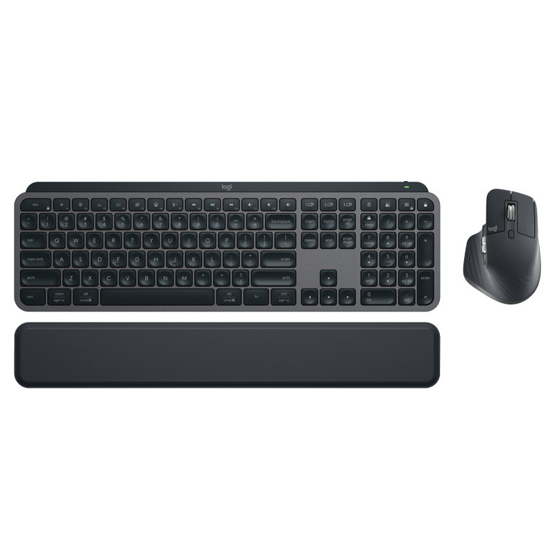 Logitech Master Series Mx Keys S Combo Keyboard and Mouse Set Office Backlit Laptop Learning Computer