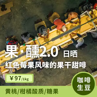 Ing fruit middot G1 New Season 2 0 Eselim Sun Sun native species high sweetness imported coffee raw beans 1KG