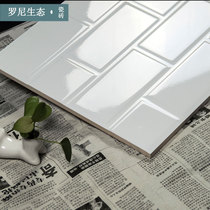 Nordic bread brick Kitchen wall brick Simple modern white bathroom I-grid bathroom tile Balcony wall brick