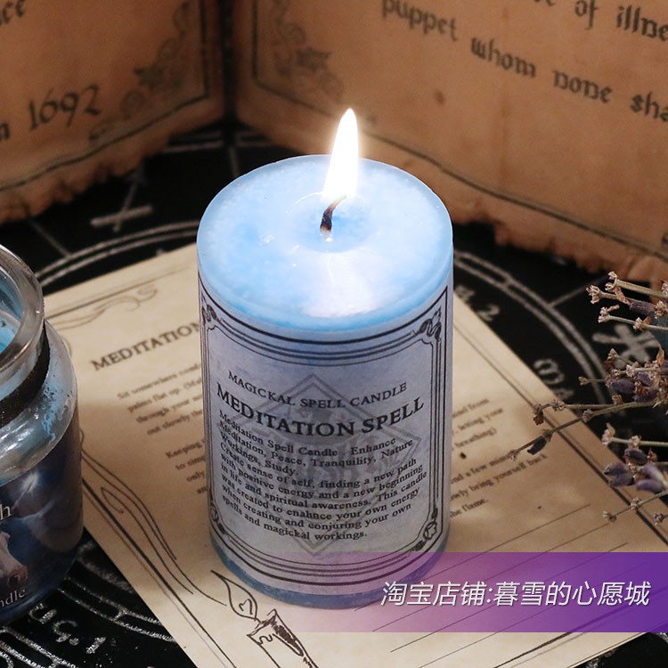 [MAGIC SPELL CANDLE-MEDITATION SPELL CANDLE]