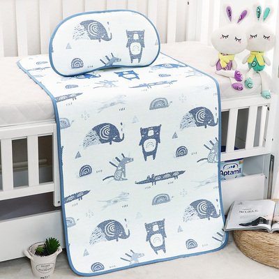 婴儿冰丝凉席透气吸汗防螨宝宝新生儿童凉席幼儿园专用凉席子夏床