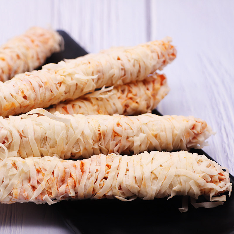 Delin golden chicken skewers crispy chicken sticks 15 skewers a pack of frozen golden chicken skewers fried snacks commercial