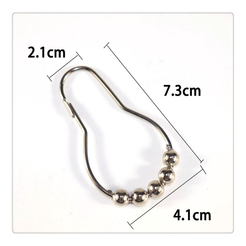 Rod hook Rod curtain rod sliding hook Rome rod rod rod rod rod hoist hook double - rod hoist - type hook tied to curtain ring