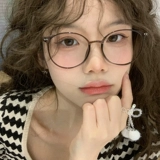 Ультра -чайные чайные очки женщины могут быть оснащены определенной степенью миопии 素 超 超 超 рамка декоративное зеркальное каркас для глазных рамков