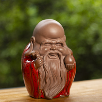 Sushi Antarctic Antarctic statue sends elderly life long life gift Chinese ceramic polymerization crafts
