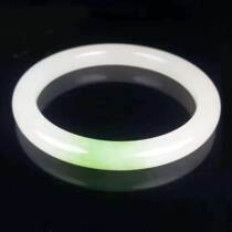  (Wrist mood )Hetian jade Qinghai material Cuiqing bracelet Su Gong carved temperament fashion female model