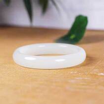 (Wrist tenderness bracelet)Natural jade Hetian jade white jade bracelet rich atmosphere noble Zhuangya women