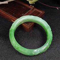  Liangyu Qiyuan seed material phoenix wear peony Hetian jade jasper atmospheric noble quaint carved phoenix rich female model