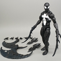 7 inch black Spider - Man venom model slaughter agent can move the doll hero without returning toy birthday present