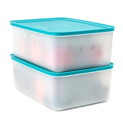 Tupperware preservation box 5 7L large snow shadow 5 6L refrigerated freezer refrigerator storage box increase storage box