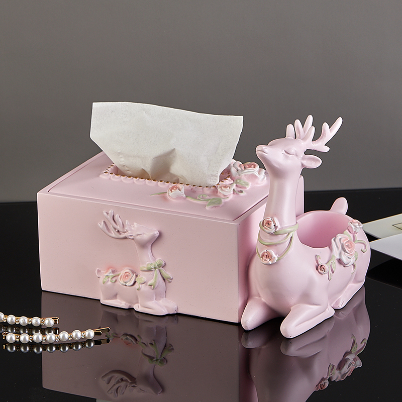 Modern minimalist home living room multifunctional storage box tissue box Nordic ins style household toilet paper box decorations