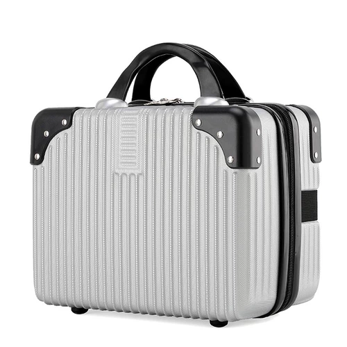 Портативный чемодан, косметичка, портативная сумка через плечо, маленький ящик для хранения для путешествий, коробка, 14 дюймов