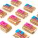 Biscuits ນົມແຄລຊຽມ 5 ປອນ ບັນຈຸ 2500g ປະມານ 100 ຊອງ ເຂົ້າຈີ່ນົມແຄວຊຽມທີ່ເຄັ່ງຄັດແບບເກົ່າໆ ເຂົ້າໜົມປັງເຂົ້າໜົມປັງກອບເປັນກ້ອນ