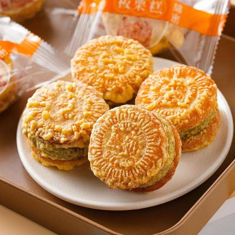 Whole Box of 2.5kg Mung Bean Cakes, Chestnut Pastries, Traditional Pastries, Handmade, Individually Packaged, Delicious Casual Snacks