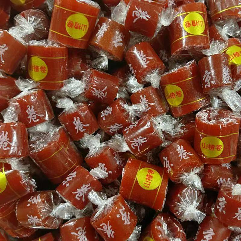 Various Hawthorn Products, 10 Mixed Types of Hawthorn Rolls in Bulk, Whole Box of New Year Snacks, Candied Fruits, Preserved Fruits, Fruit Peel Strips