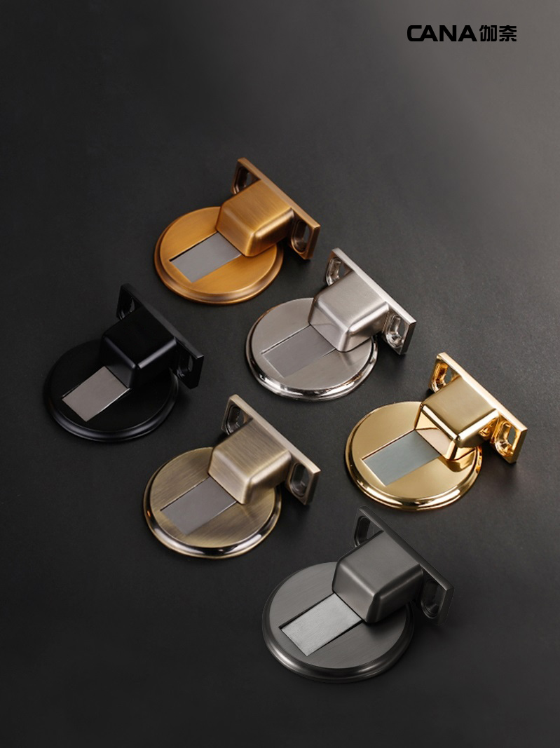 Gainement suction invisible suction make-up room door touch bedroom wall suction indoor door blocking suction strong force anti-collision ground suction