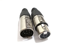 Microphone microphone 7-core male and female head light signal audio head balance male plug seven-core Casson XLR female plug