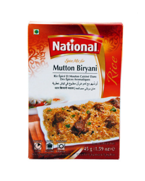 MUTTON BIRYANI NATIONAL Pakistan SPICE MIXFOR Pakistan seasoning powder