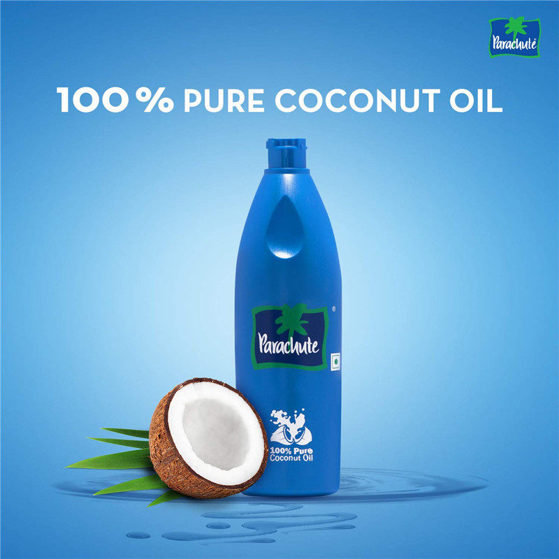 India 100% Pure Coconut Oil Repair Hair Oil Parachute Pure Coconut Oil 500ml