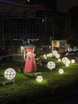 Led reed lamp Acrylic Dandelion Lamp Landscape Outdoor Waterproof Lawn Landscaping Engineering Landscape lamp