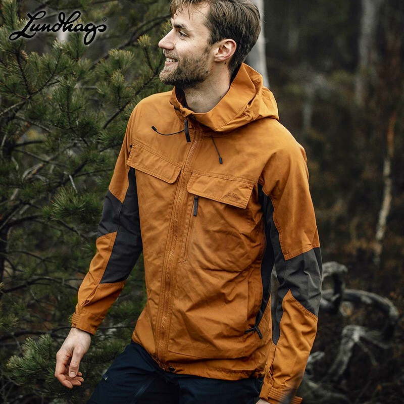 Lundhags Authentic Ms Outdoor Soft Shell Jacket Men's Mountaineering Jacket Breathable Casual Hiking Jacket