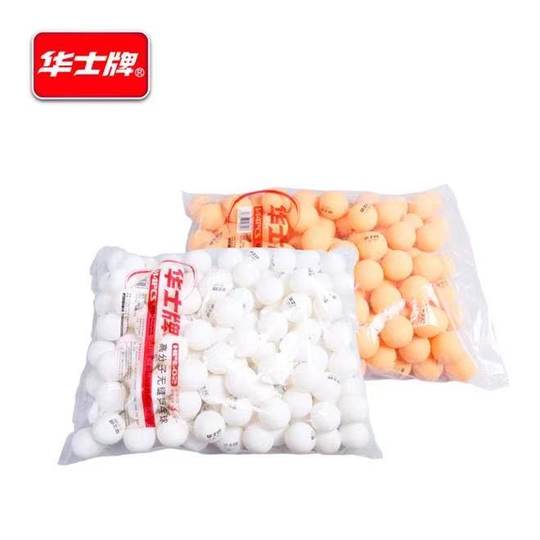 Huashi Brand Elastic Table Tennis Training Ball Game Ball Table Tennis Yellow/White 144 Pack