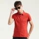 Mr. Cotton Men Mùa thu Mới Đàn ông Cotton Áo sơ mi ngắn tay Polo Màu sắc rắn Áo thun thường xuyên Áo thun nam áo polo sói