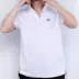 Mùa xuân và mùa hè mới thêm áo polo nam rộng lớn nam ngắn tay nam cộng với béo cộng với áo sơ mi POLO Polo rộng giản dị t shirt golf Polo
