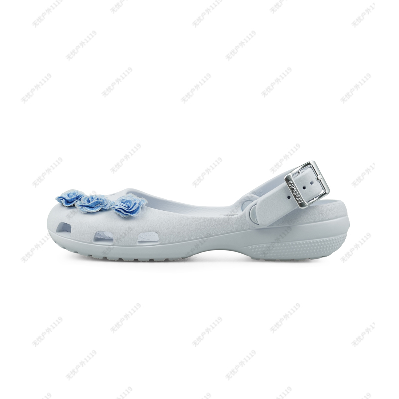 Crocs Women's Shoes Classic Floral Metal Buckle Flat Ballet Shoes Clogs Flat Sandals 215633 Crocs Women's Shoes Classic Floral Metal Buckle Flat Ballet Shoes Clogs Flat Sandals 215633