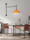 Swing Arm Designer Long Rod Wall Lamp Main Lighting Art Desk Vintage High-End Restaurant No-Wiring Wall Lamp with Ambiance