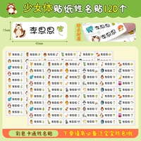 Именная наклейка, 120 шт