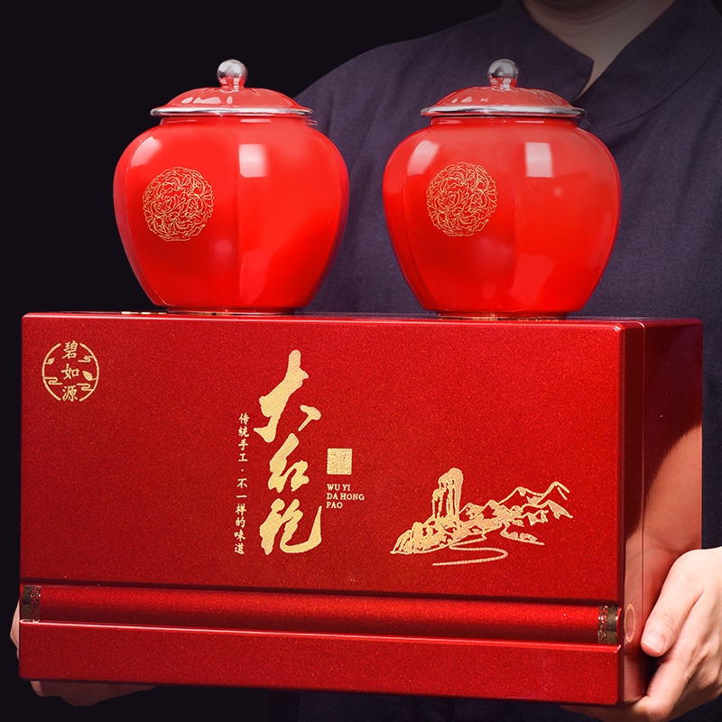 Dahongpao Tea, Premium Wuyi Mountain Rock Tea, Strong Aroma Type, Zhengyan Cinnamon, Niulankeng, Gift Box for Gifting to Leaders