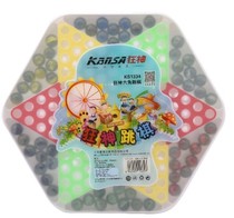 Crazy God 1334 Checkers Hexagonal ABS New Material Blister Pinball Checkers Entertainment Educational Toys for Children and Students