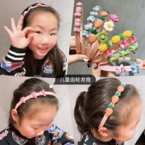 Child Gear Shatter Hair Stirrup Girl Cartoon Cute Princess Head Hoop Little Girl Hair Adorned Baby Handmade Head Accessories