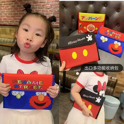 Export Japan children's handbag baby passport birth certificate storage bag multi-function card bag vaccine this mommy bag
