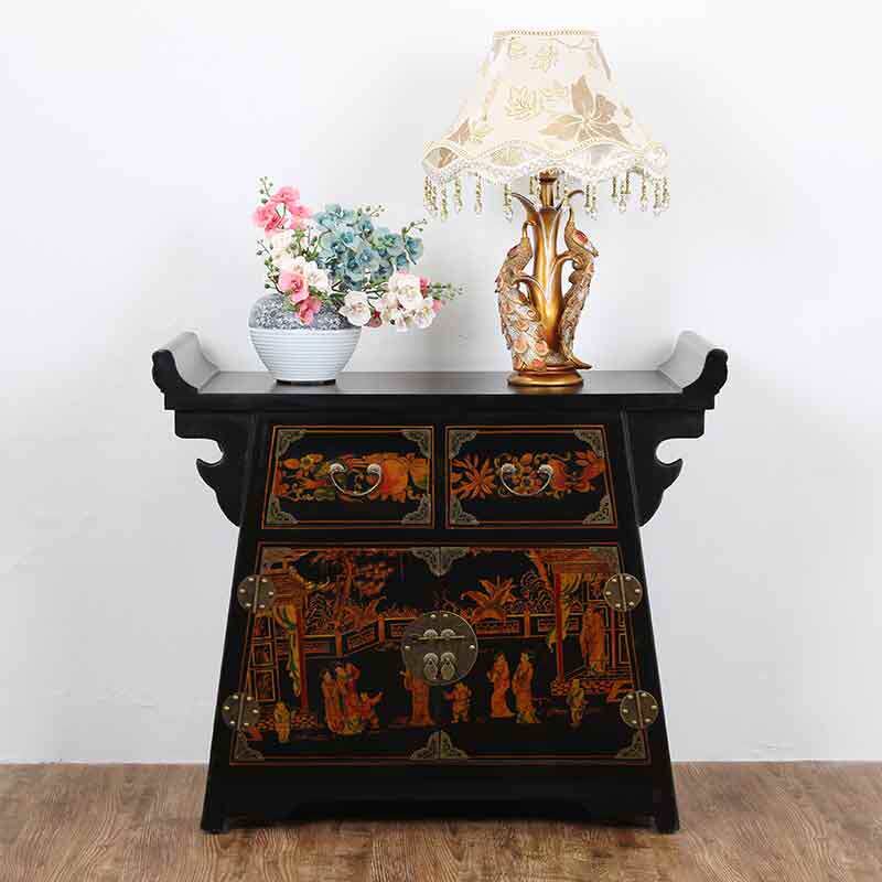 New Classical Genguan Cabinet Retro Side Cabinets Made of Old Contained Cabinets Chinese Furniture