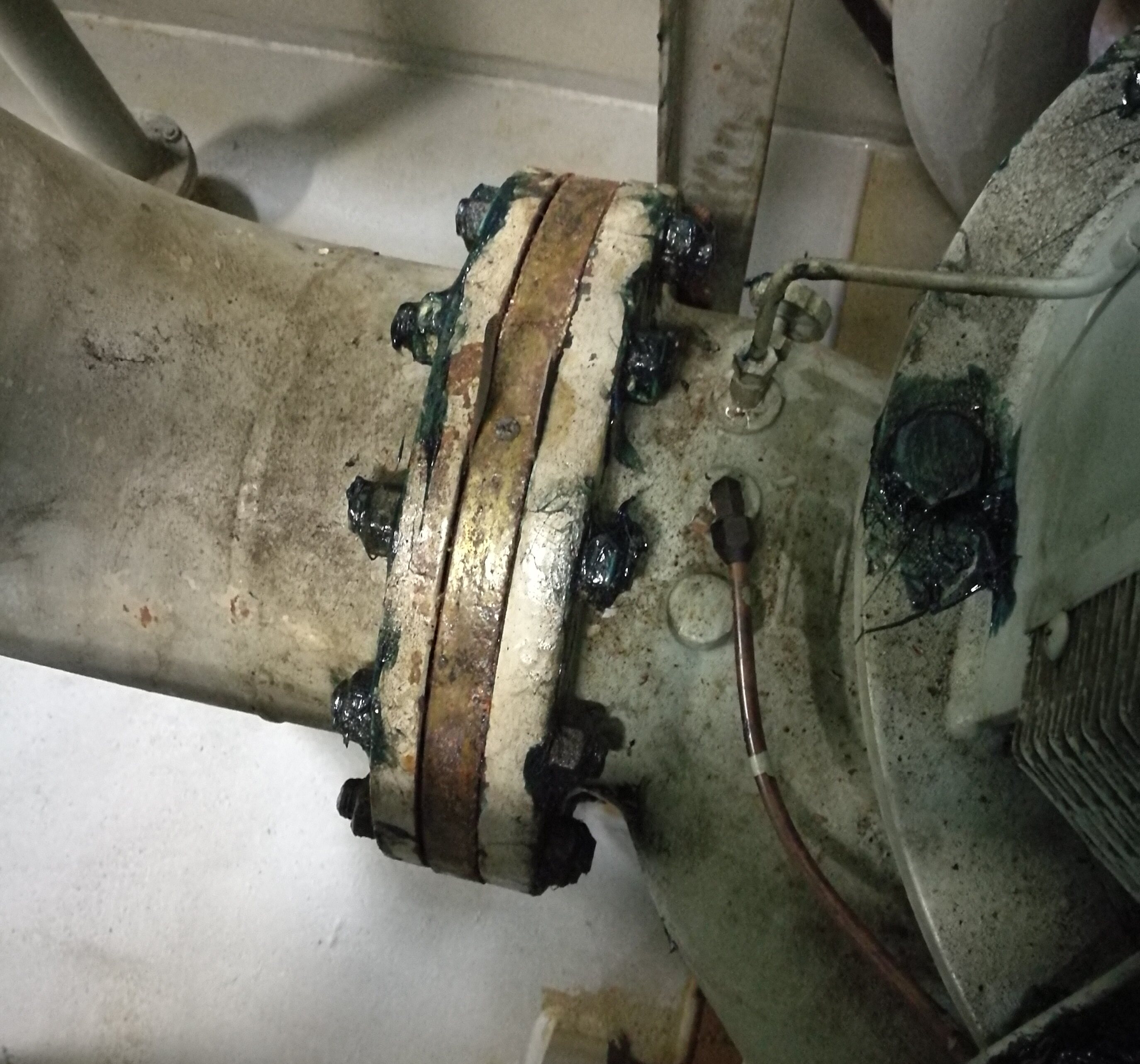 Ship host sea pump corroses flange flange flange 5K 250 external diameter 385mm thickness 25mm