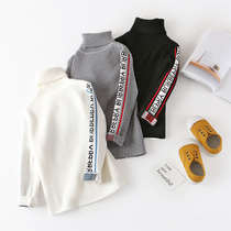 (Clearance does not return) girls turtleneck sweater autumn winter foreign children baby pullover warm knitted base shirt