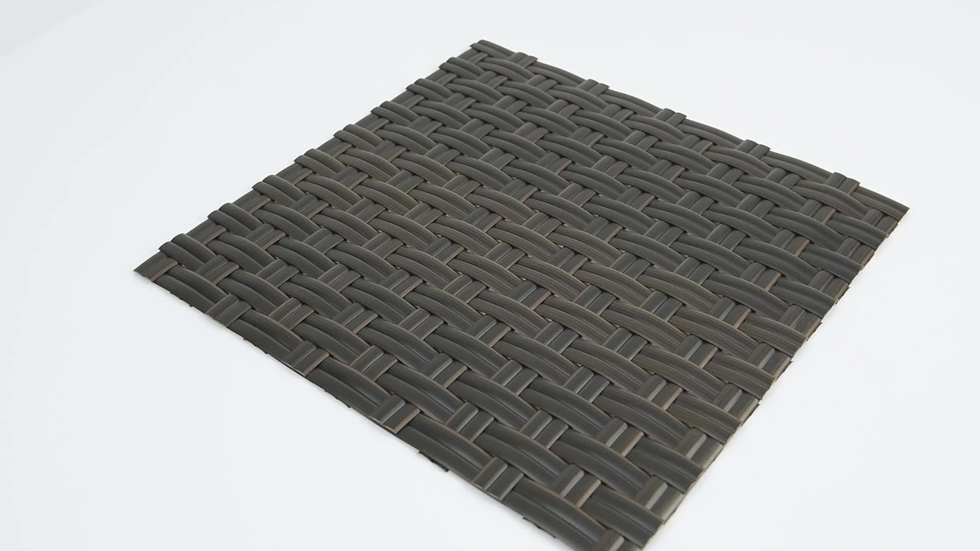 Leisure Touch Rattan Recyclable Plastic Wicker Material Lounge Chair