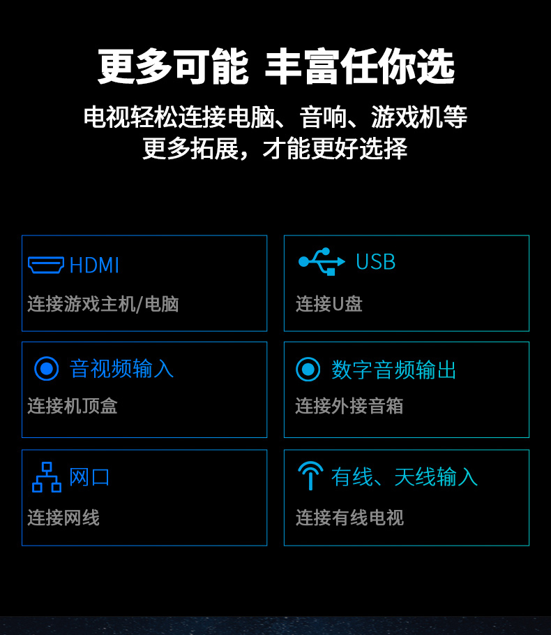 海信 55英寸 4K高清 智能液晶电视 图19